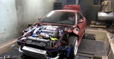 Fiat Coupe z 1000-konnym sercem z Japonii [wideo]