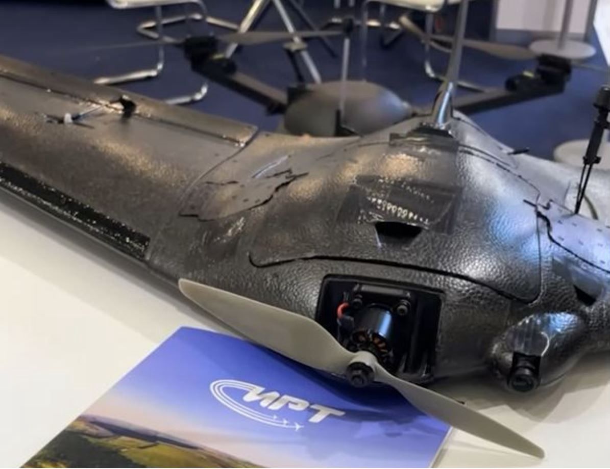 Russian company introduces foam-body drone at a security event