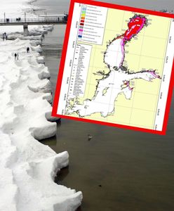 Metrowy lód. Bałtyk zamarzł