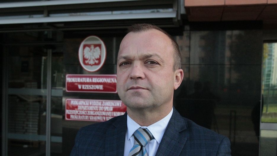 Prok. Krzysztof Ciechanowski, rzecznik prasowy Prokuratury Okręgowej w Rzeszowie