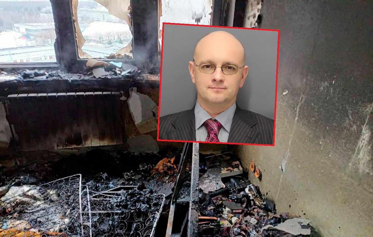 Dmitrij Pawczok i jego spalone mieszkanie