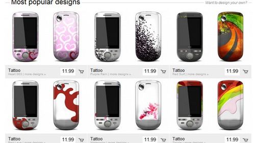 Strona TattooMyHTC uruchomiona - zmień obudowę swojego Tattoo 1