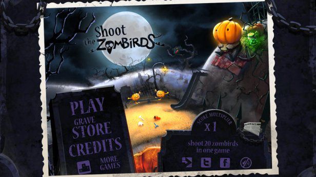 Aplikacja Dnia: Shoot The Zombirds za darmo tuż przed Halloween! 1