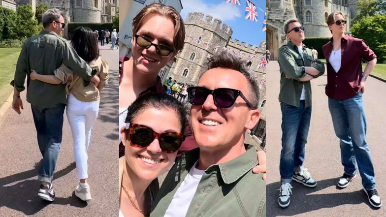Katarzyna Cichopek i Maciej Kurzajewski podbijają Windsor. Towarzystwa dotrzymuje im młodszy SYN prezentera