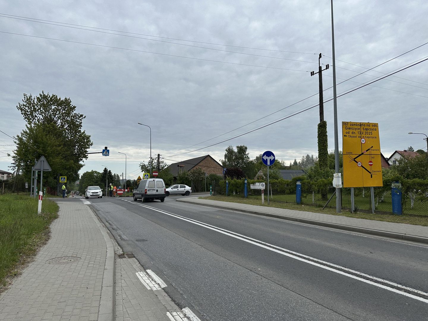 P:rtzebudowa drogi wojewódzkiej nr 967 w Łapczycy i Gierczycach