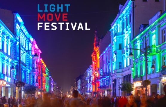 Festiwal Kinetycznej Sztuki Światła Light Move przez trzy kolejne lata w Łodzi