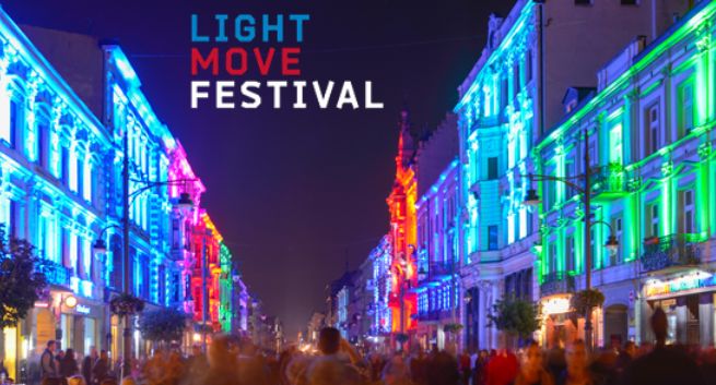 Festiwal Kinetycznej Sztuki Światła Light Move przez trzy kolejne lata w Łodzi