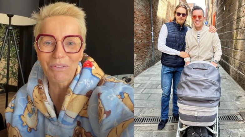 Paulina Smaszcz reaguje na zdjęcie Macieja Kurzajewskiego z synem i wnuczką