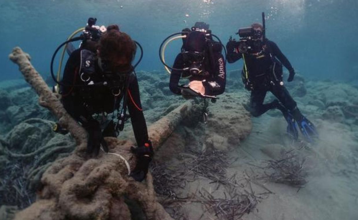 Scientists discovered 10 shipwrecks and various artefacts off the coast of Greece. Greek Ministry of Culture