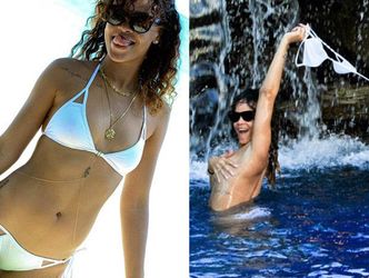 PRYWATNE ZDJĘCIA: Rihanna TOPLESS na wakacjach!