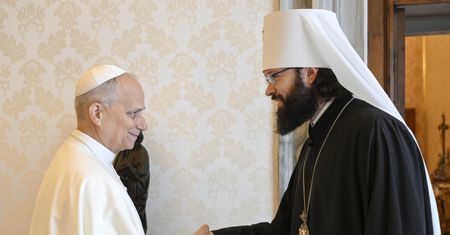 Papież przyjął "człowieka numer dwa" w rosyjskiej cerkwi