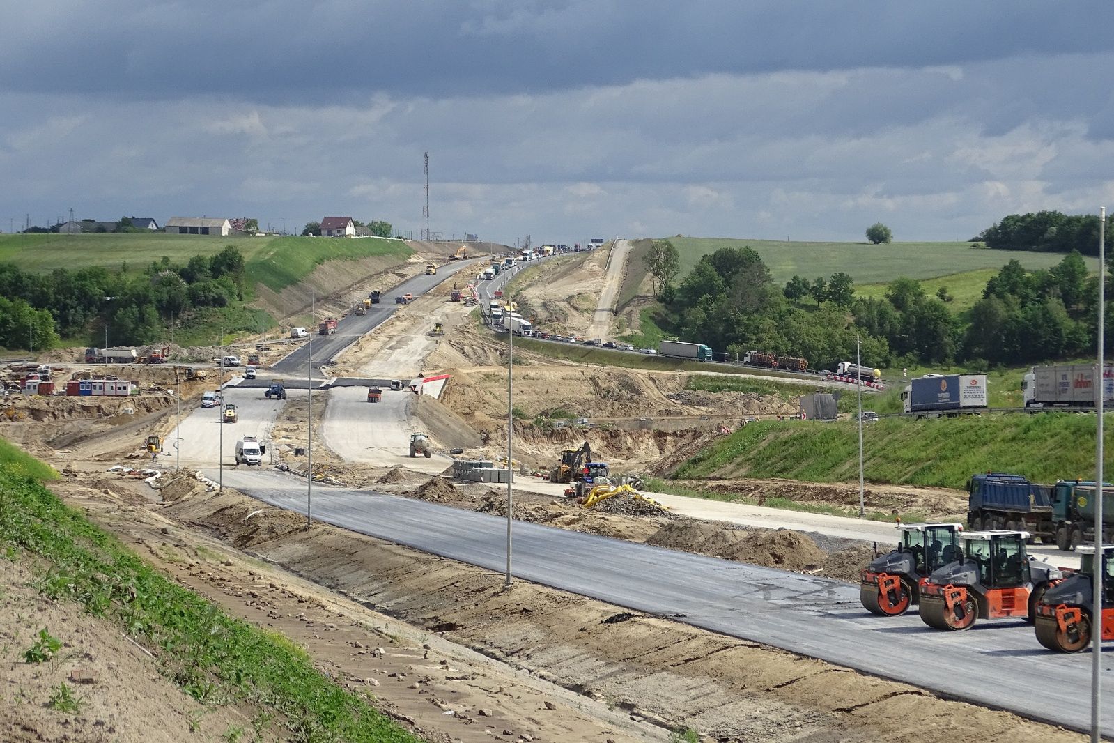 Budowa drogi ekspresowej S5 Bydgoszcz Północ - Nowe Marzy, stan na czerwiec 2022