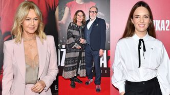 Gwiazdy pozują na premierze filmu "Różyczka 2": kobieca Torbicka, Czartoryska "na galowo" i Kidawa-Błońska z mężem (ZDJĘCIA)