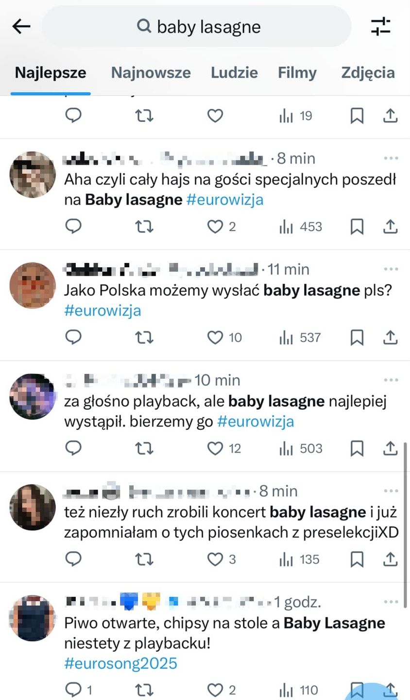 Opinie internautów po występie Baby Lasagna