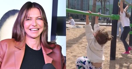 Anna Lewandowska relacjonuje popisy wygimnastykowanych córek na placu zabaw. Pokazała twarze Klary i Laury W PEŁNEJ KRASIE