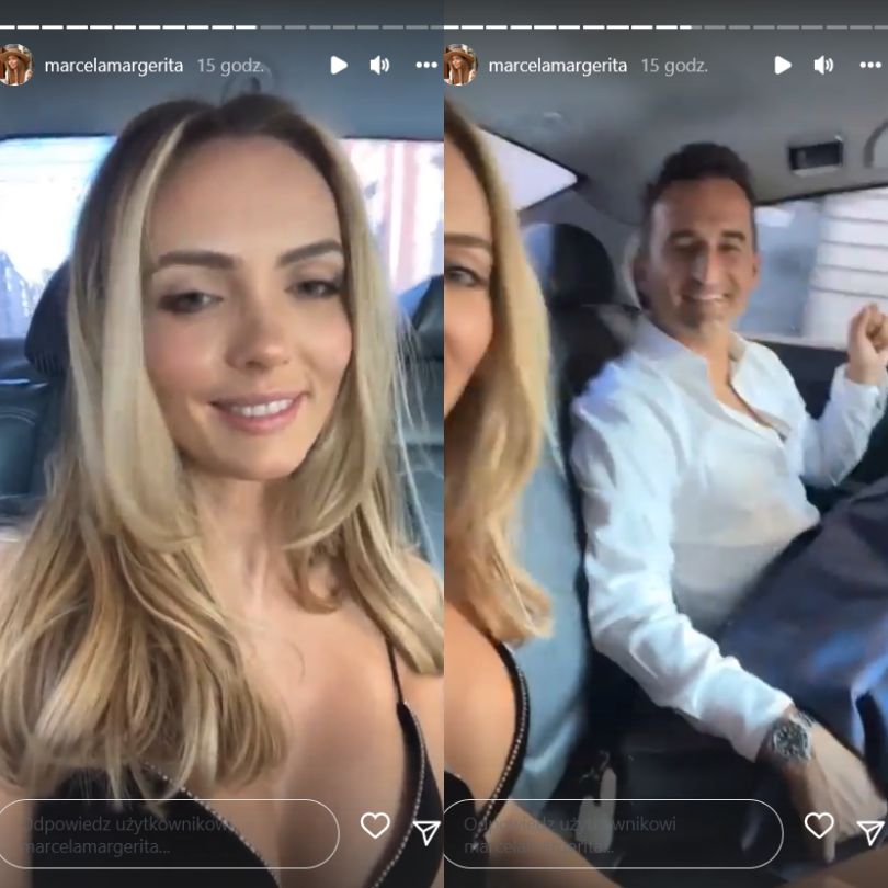 Marcela Leszczak i Misiek Koterski zwiedzają Paryż