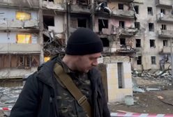 Rosyjskie naloty na bloki mieszkalne w Kijowie. Przerażające nagranie z Ukrainy