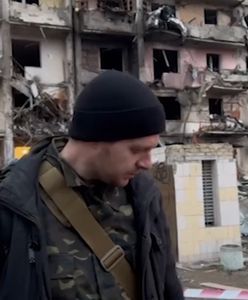 Rosyjskie naloty na bloki mieszkalne w Kijowie. Przerażające nagranie z Ukrainy