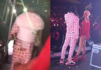 Mąż Cardi B wtargnął na scenę w trakcie koncertu i BŁAGAŁ JĄ O WYBACZENIE (FOTO)