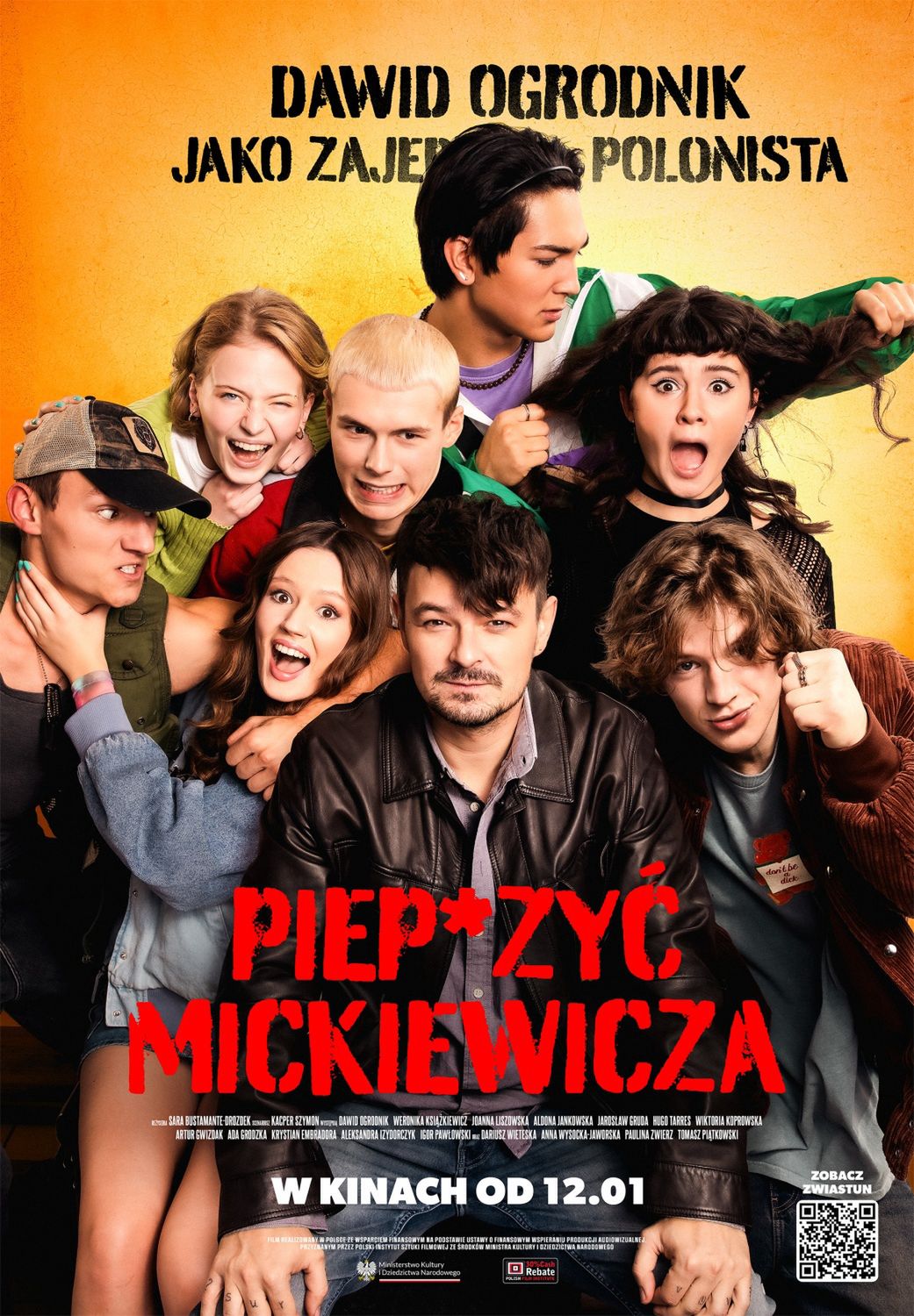 Drugi plakat "Piep*zyć Mickiwicza"