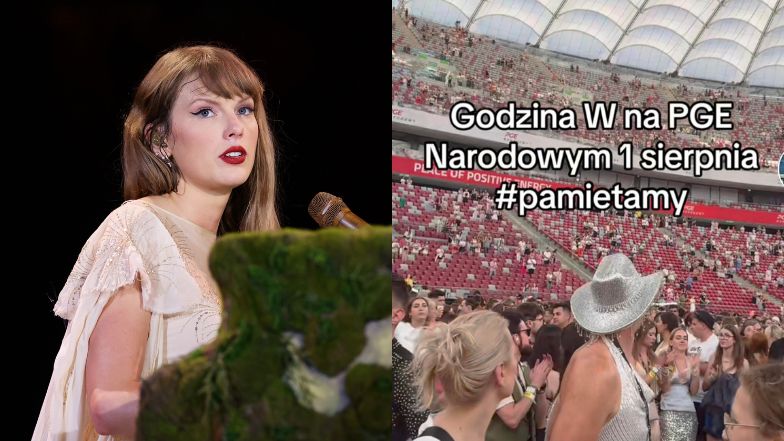 Godzina "W" na PGE Narodowym. Wzruszające, jak fani Taylor Swift zareagowali na wyjące syreny (WIDEO)