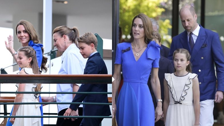 Księżna Kate i książę William podczas finału Wimbledonu