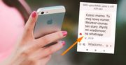 SMS z numeru 691439663: "Wyślij mi wiadomość na WhatsApp"