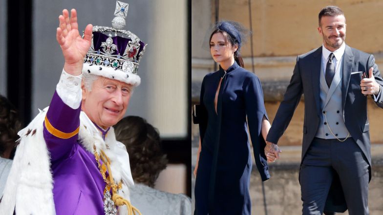Król Karol III, Victoria i David Beckhamowie