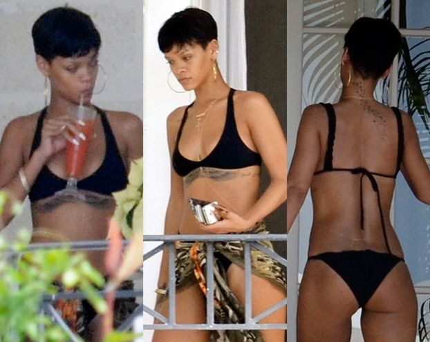 Rihanna w bikini na Barbadosie! (ZDJĘCIA)