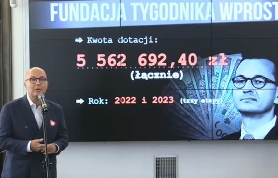 Fundacja Tygodnika „Wprost” dostała 5,5 mln zł z rezerwy budżetowej. Posłowie PO chcą kontroli NIK