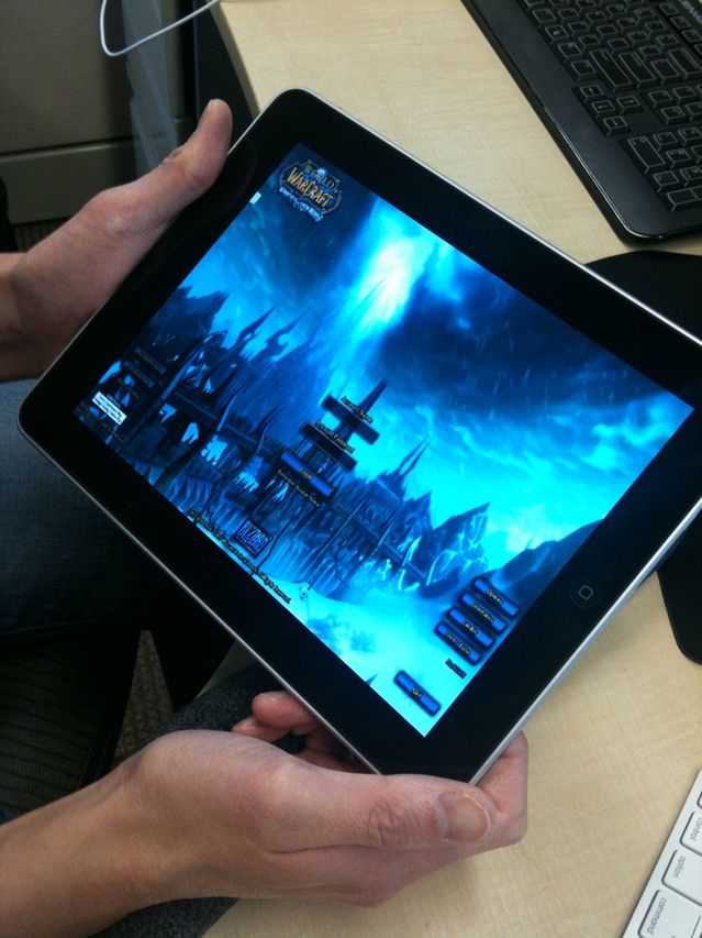 World of Warcraft na iPadzie, fot. geek.com