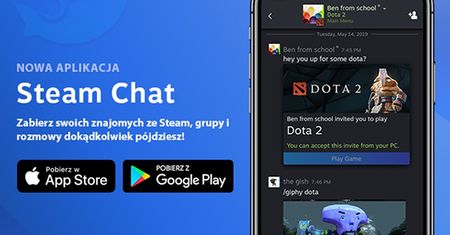 Steam Chat - komunikator trafia na smartfony