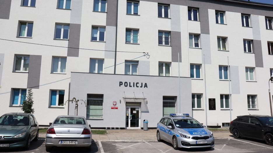 Na zdjęciu budynek Komendy Powiatowej Policji w Łęczycy