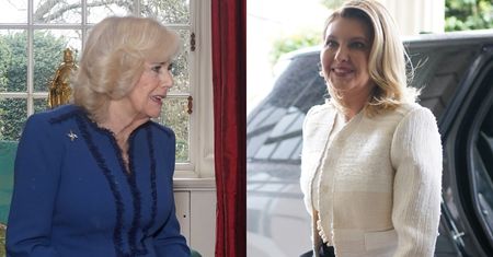 Królowa Camilla spotkała się z Ołeną Zełenską. Pozwoliła sobie na CZUŁY GEST wobec pierwszej damy Ukrainy