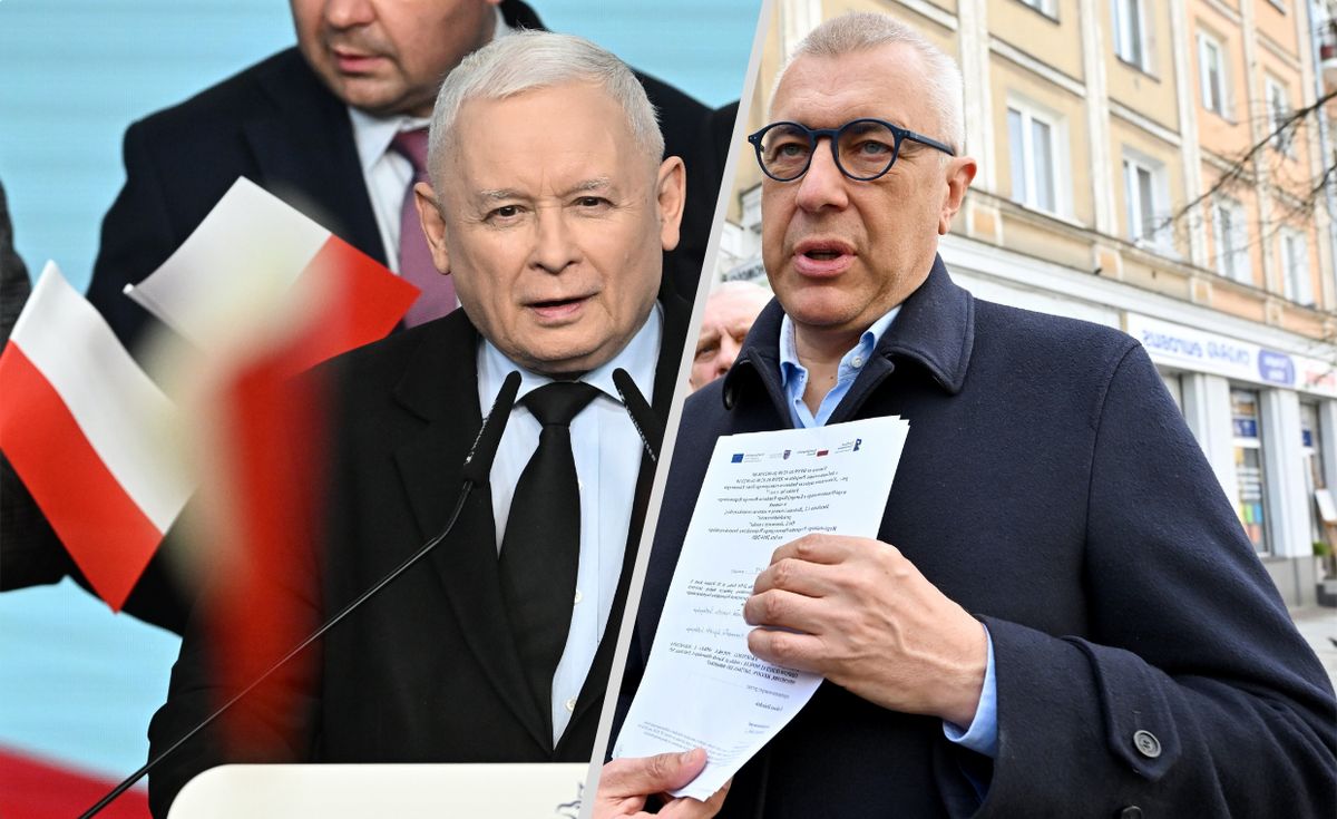 Jarosław Kaczyński i Roman Giertych