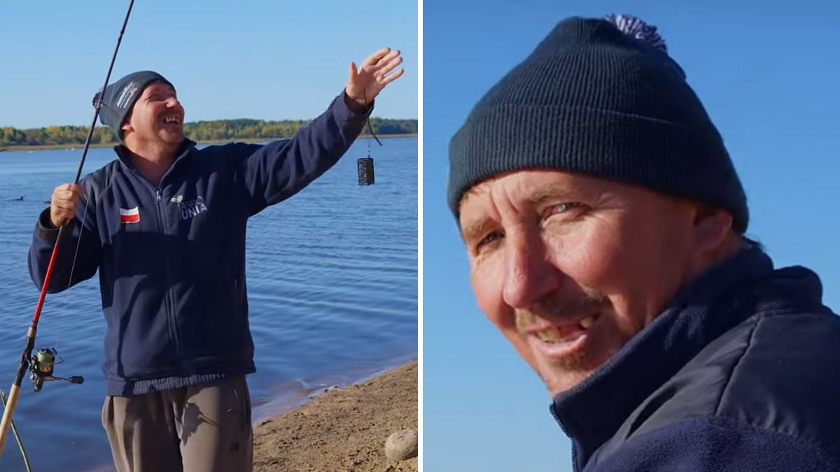 Andrzej z Plutycz na rybach zdradził, że kiedyś złowił bobra