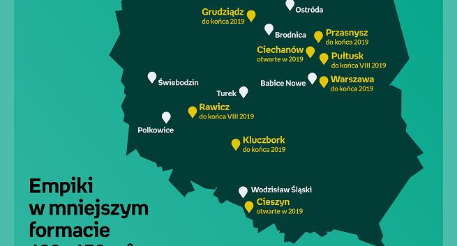 Empik otwiera mniejsze salony w miastach poniżej 25 tys. mieszkańców