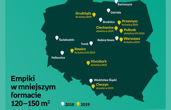 Empik otwiera mniejsze salony w miastach poniżej 25 tys. mieszkańców