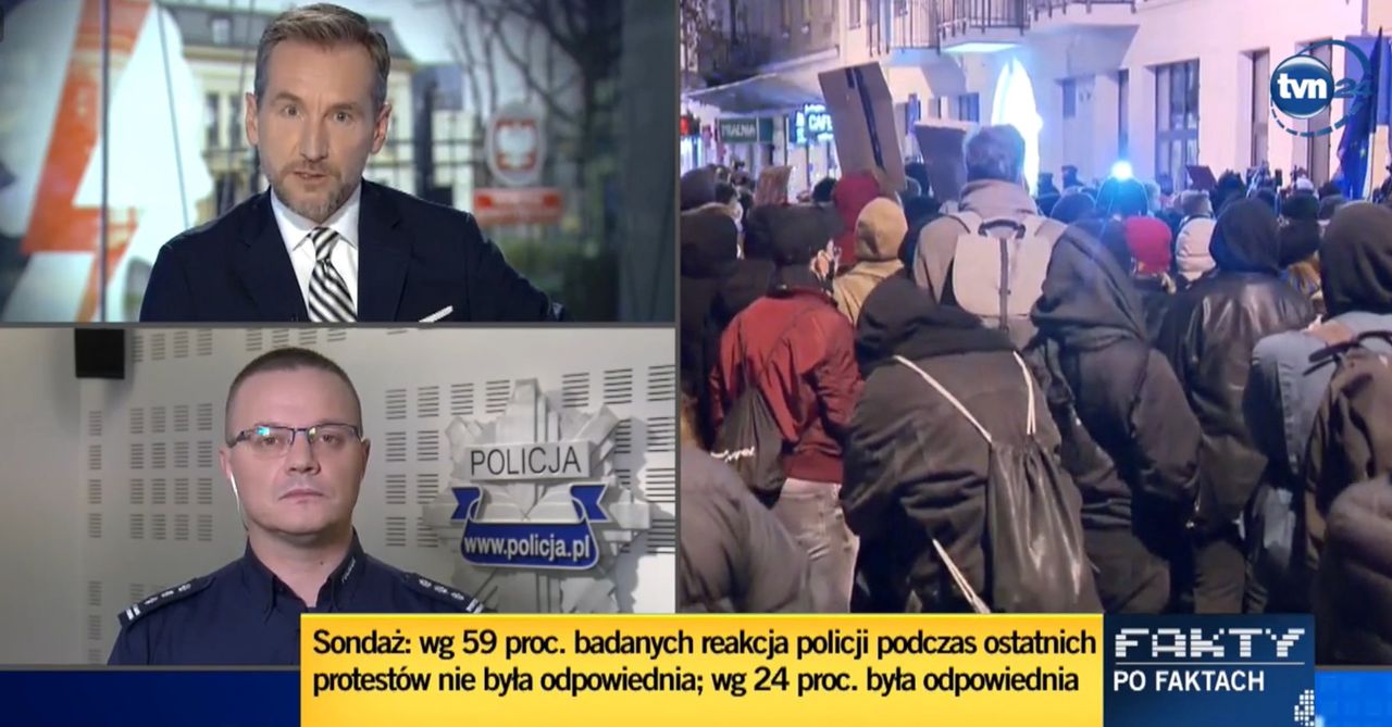 Starcie na wizji. Kraśko zripostował słowa rzecznika policji