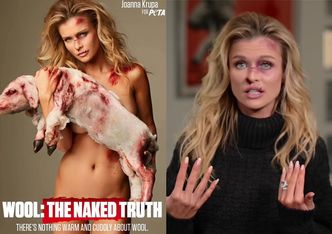 Joanna Krupa znów się rozebrała dla PETA! "Nie miałam pojęcia, że ludzie są TAK OKRUTNI"