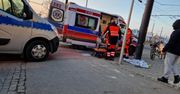 Wjechała w rowerzystę. Potrącony mężczyzna trafił do szpitala