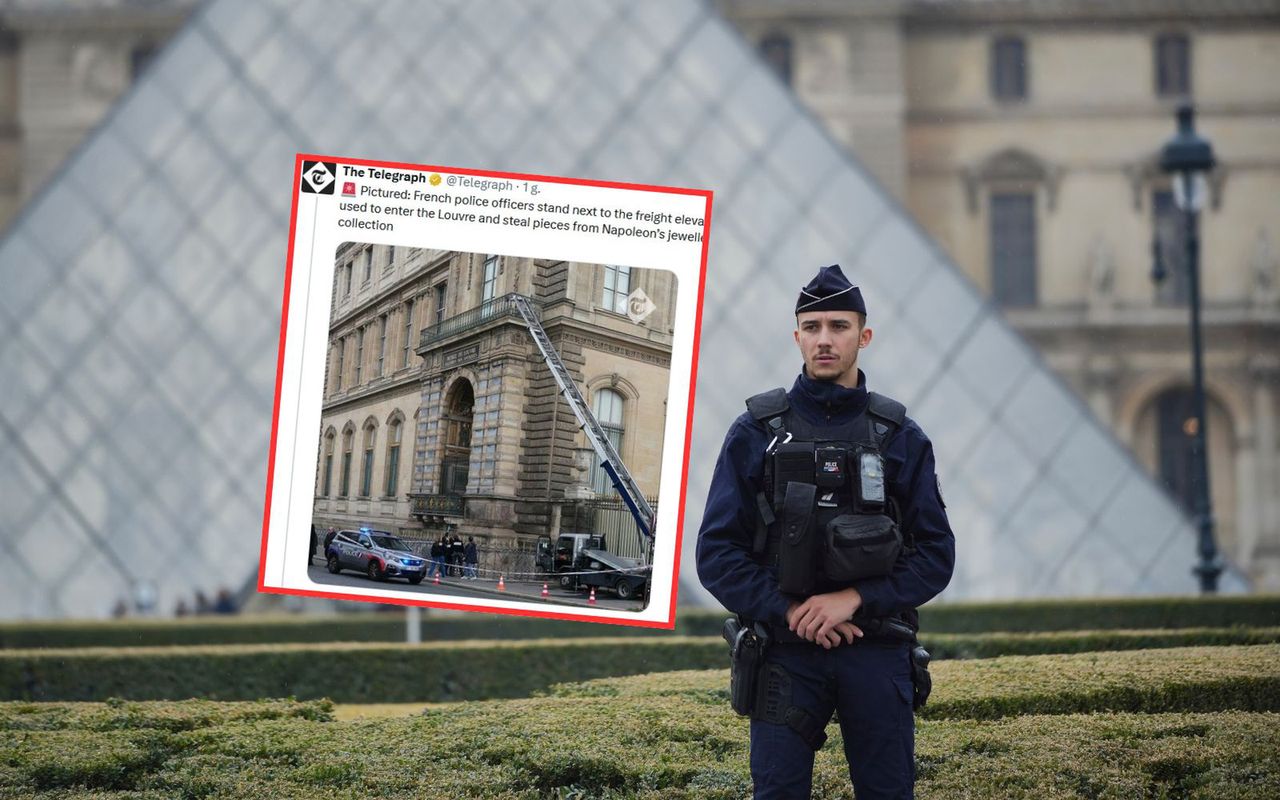 Tą drogą weszli do Luwru. Informacje o złodziejach