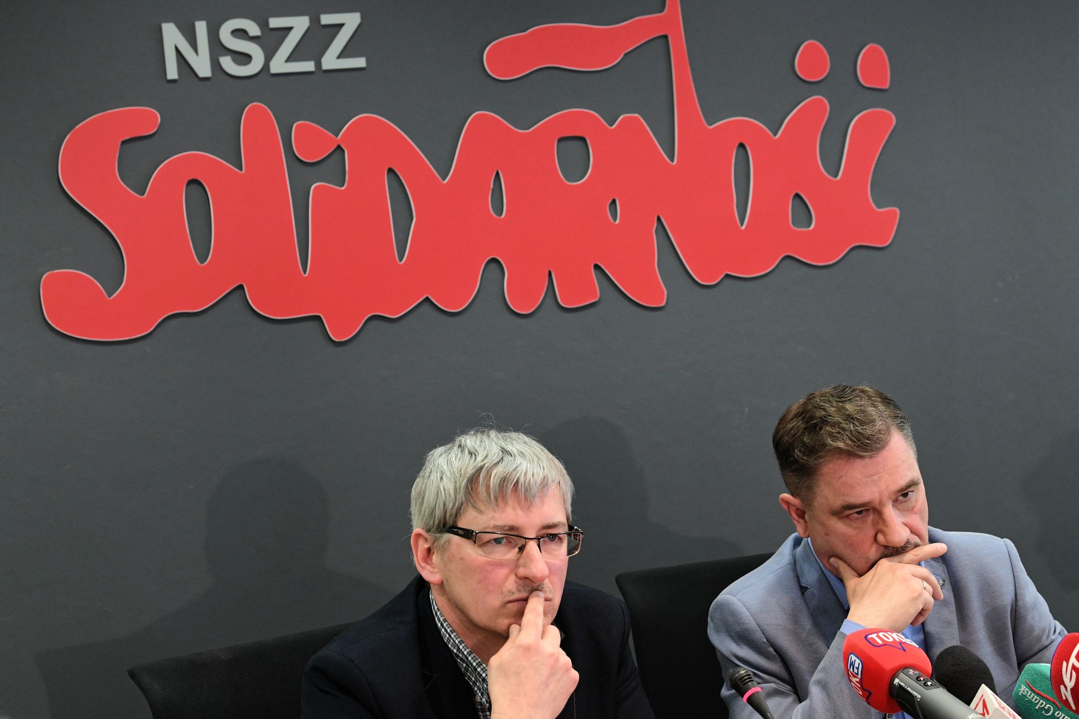 Od lewej: Marek Lewandowski, Piotr Duda