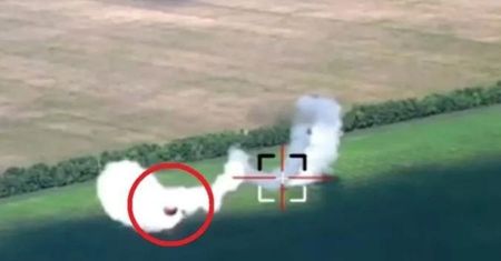 Ukraiński dron unika rosyjskiego pocisku TOR-2M. Niesamowite wideo