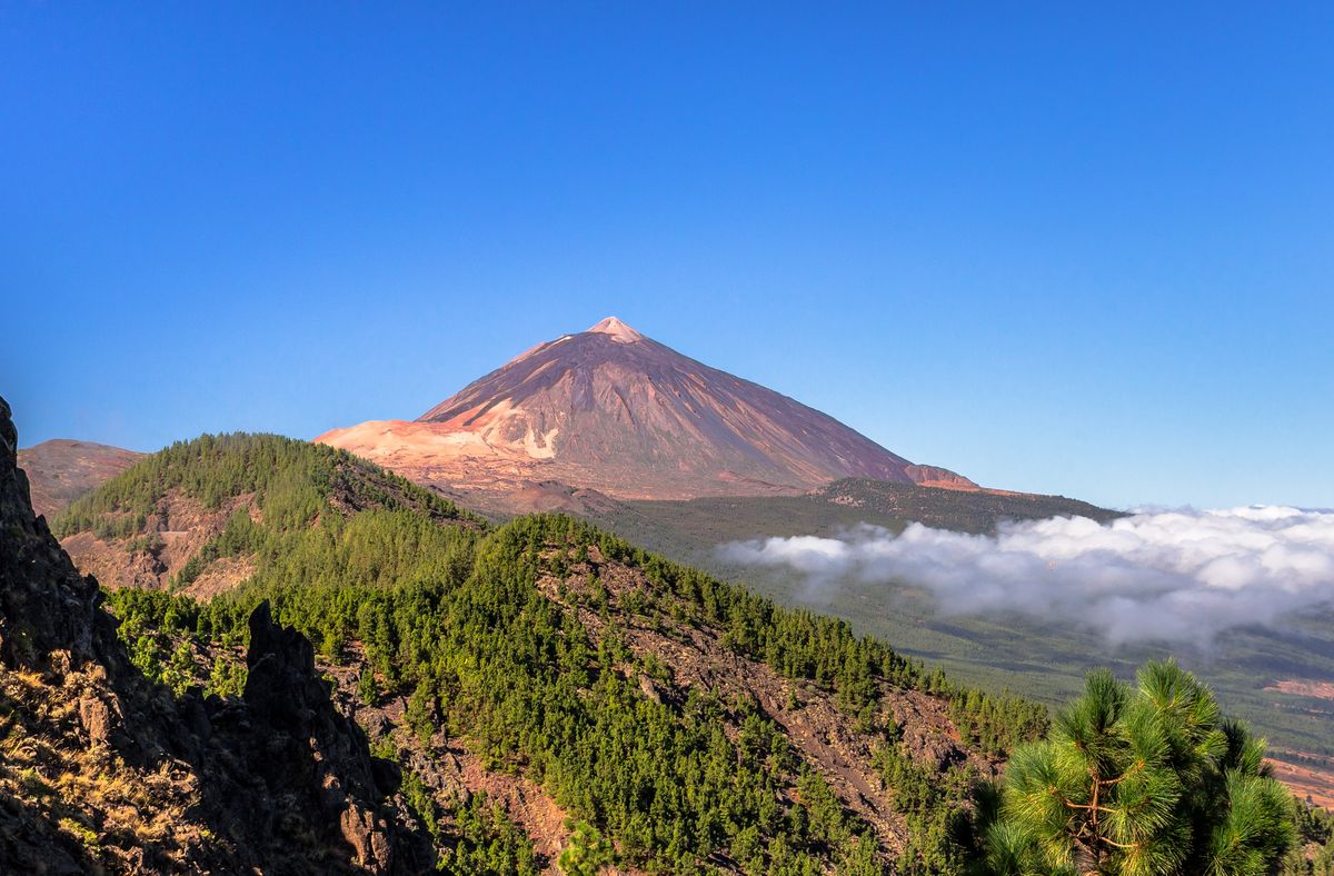 Wulkan Teide jest najwyższym szczytem Hiszpanii