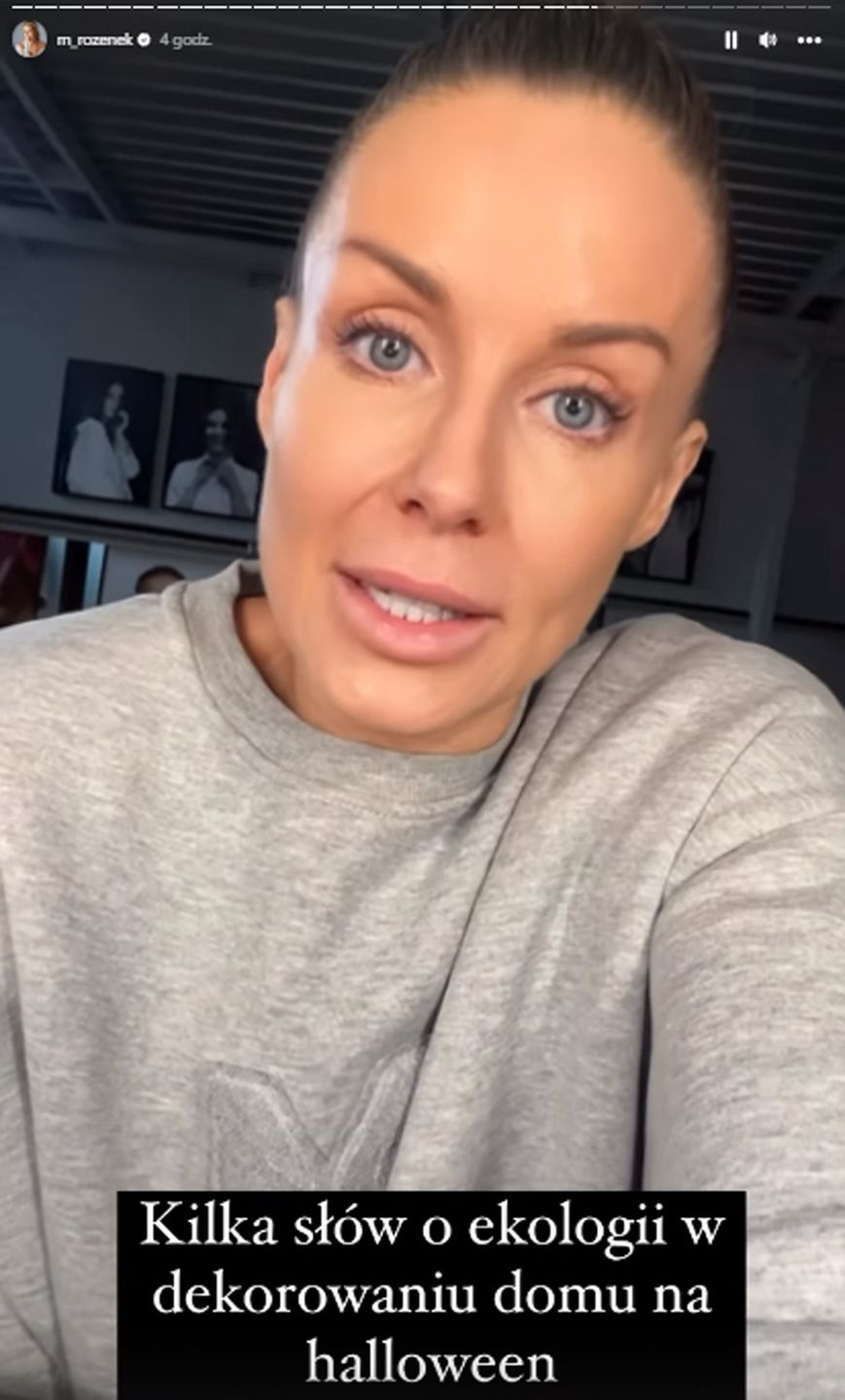 Małgorzata Rozenek tłumaczy się z dekorowania domu na Halloween
