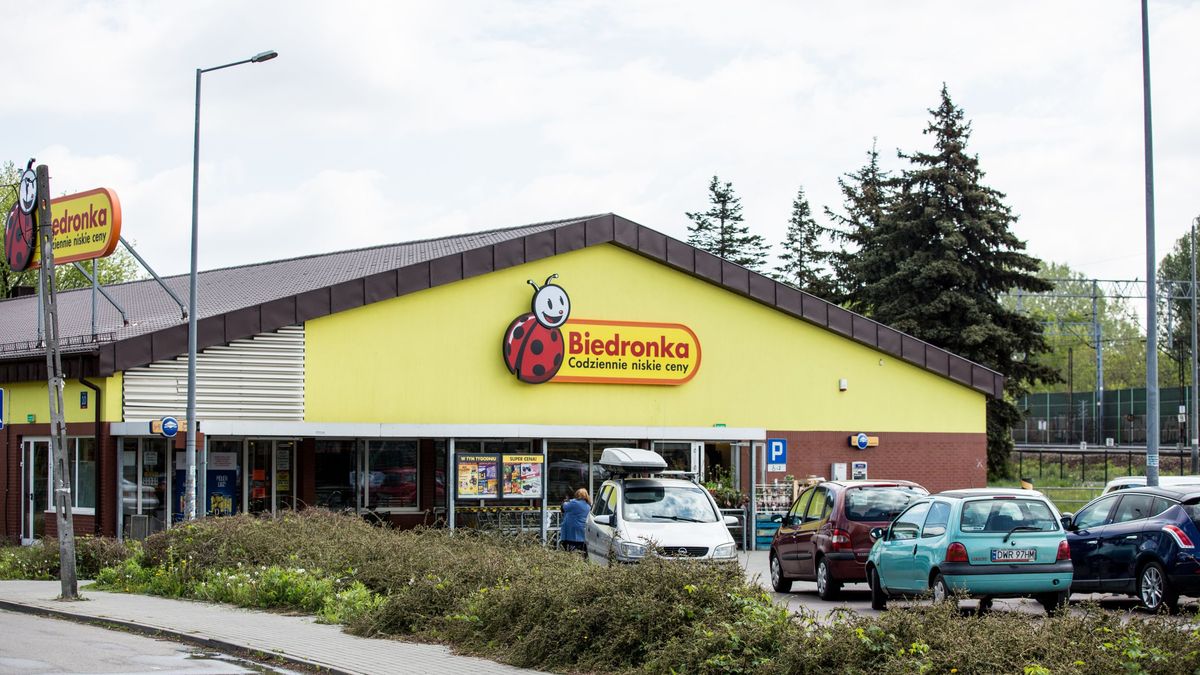 Na zdjęciu sklep Biedronki
