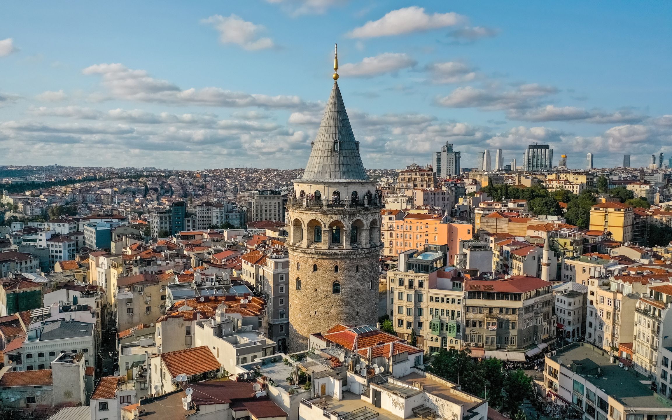 Widok na Wieżę Galata