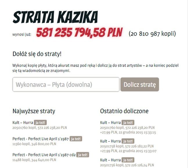 Kopimashin tworzy sto kopii jednej piosenki na sekundę. Nikomu nie szkodzi? Bzdura! 2