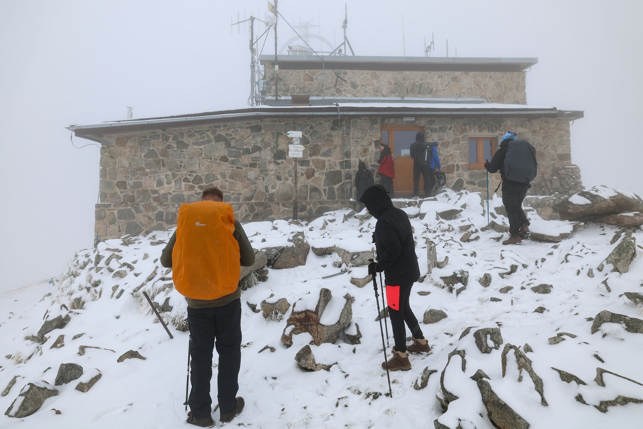 Śnieg na Kasprowym Wierchu